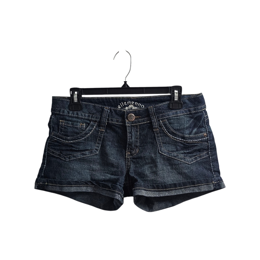 Ellemenno Vintage y2k Deadstock Jean Shorts Size 9 Low Rise Cuffed